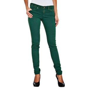 Scotch & Soda Maison Skinny / Slim Fit Jeans voor dames, groen (Glass Green 076)