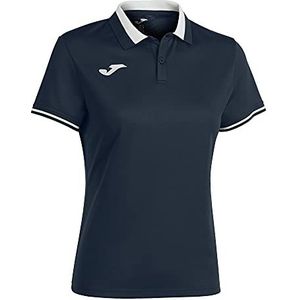 Joma Championship Vi Poloshirt voor dames, 1 stuks, Navy / Wit