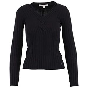 Guess Dames shirt V-hals Ines VN LS Sweater W2BR20Z2V42, Jet Black A996