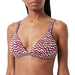 women'secret Gathered Bra Kenya damesbeha, bedrukt, bordeaux, 95B, Bordeaux print