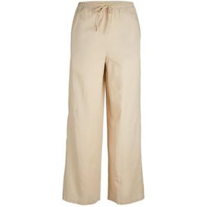 JJXX Jxflora Linen Blend Mw String Pant Sn Damesbroek van linnen, Cement