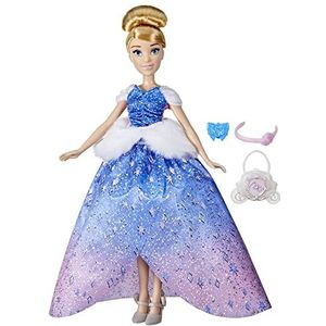 Hasbro F5043 Disney prinsessen Assepoester kledinggalerij, 10 outfitcombinaties, speelgoed voor kinderen vanaf 3 jaar