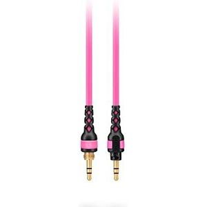 RØDE NTH-100 hoofdtelefoonkabel, 1,2 m lang, hoogwaardige audiokabel (stekker naar stekker) met ¼"" adapter (roze)