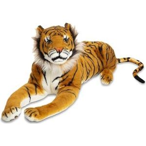 Melissa & Doug Tiger - Pluche | Zacht speelgoed | Dier | Alle leeftijden | Cadeau voor jongen of meisje