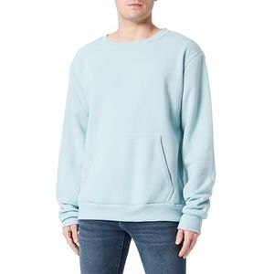 Mo Athlsr Sweat-shirt en tricot à col rond pour homme, polyester, menthe glacée, taille M Kound Pull, M, Menthe glacée., M