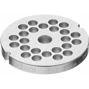 HENDI HENDI 282199 zeef voor vleesmolen Ø 8 mm, vaatwasmachinebestendig, Ø 70 mm, roestvrij staal