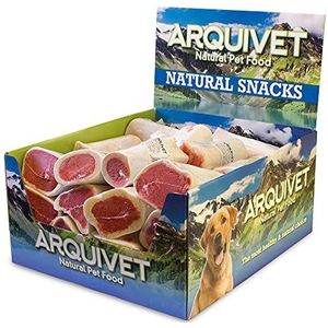 Arquivet 2742 – 20 eenheden botten gevuld met spek, natuurlijke snacks voor honden, katten voor honden, lekkernijen voor honden, prijzen en beloningen voor honden
