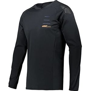 Leatt MTB 5.0 Fietsshirt voor volwassenen, Zwart