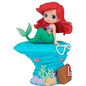 Banpresto, Figuur Q Posket Stories Ariel Mermaid Style, Disney Characters (Ver.A) 9 cm, meerkleurig BP88304