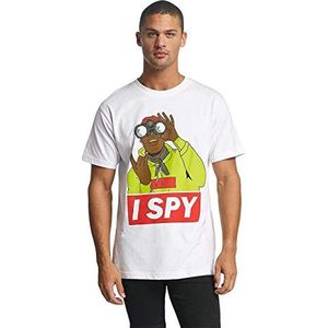 Mister Tee i spy heren t-shirt, Wit