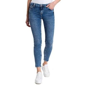 Cross Jeans Giselle Jean Skinny, Bleu (Dark Mid Blue 007), W24 (Taille Fabricant: 24) Femme