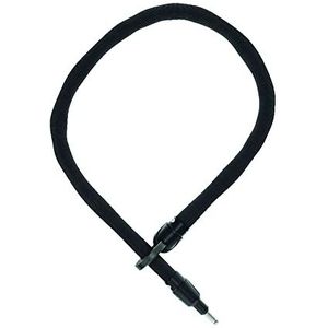 ABUS IvyTex Adapter Chain 6KS kettingslot + sluitzak ST5950 - fietsslot met vuil- en vochtafstotende overtrek - 6 mm dikke ketting - zwart