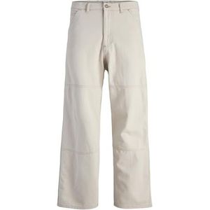 Jack & Jones Jpstowen Contrast Panel Pantalon Sn, Beige clair, 36W / 32L