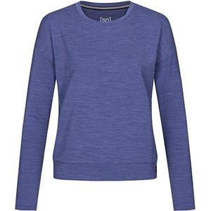 super.natural Comfortabel yoga-shirt voor dames met Merino W JONSER SWEATER, coastal fjord gemengd