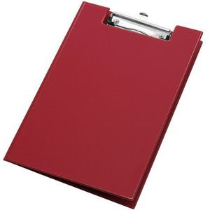 Veloflex 4804020 - Clipboard DIN A4 met PVC deksel klembord openklapbaar schrijfbord bordeaux rood