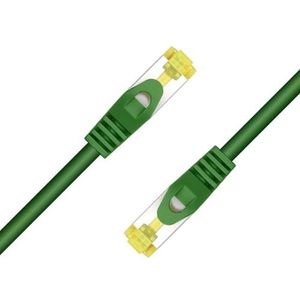 Monkey Ladder Câble réseau Ethernet RJ45 LSZH Cat.6A SFTP, AWG26, 100% cuivre, sans allergène, vert, 3 m
