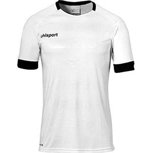 uhlsport Division II Voetbaltrainingsshirt voor heren, Wit/Zwart