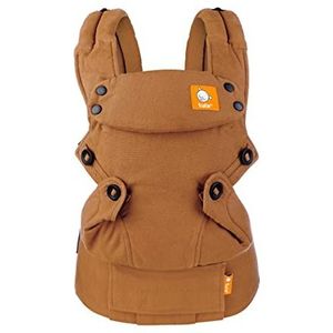 Tula Explore Hemp Amber Ergonomische en verstelbare babydraagtas met voorste buitenpositie, ontworpen voor 3,2 - 20,4 kg zonder babykussen