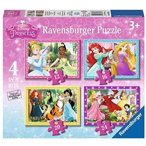 Disney Princess Puzzel (12, 16, 20, 24 stukjes)