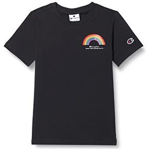 Champion T-shirt voor jongens, zwart, 13-14 jaar, zwart.