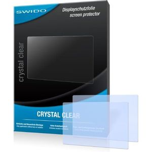 SWIDO 2x Y023098 beschermfolie voor Sony Cybershot DSC-W690 / W-690 - kristalheldere premium kwaliteit