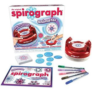 Silverlit - Spirograph Magische hobby's, roterende lichteffecten voor het verfraaien van creaties vanaf 8 jaar, 1725Z, Animator workshopset