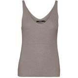 VERO MODA VMNEWLEX Gebreide damestop, effen, V-hals, mouwloos, gebreid, Moon-rok.