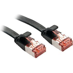 LINDY 47573 RJ45 Netwerkkabel, patchkabel CAT 6 U/UTP 3.00 m Zwart Snagless 1 stuk(s)