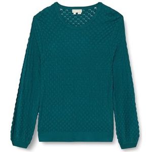 LEOMIA Pull en tricot pour femme 10426728-le02, turquoise, taille XXL, turquoise, XXL