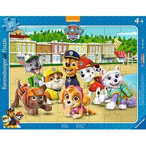 Ravensburger - Kinderpuzzel - Framepuzzel 30-48 stukjes - Familiefoto - Paw Patrol - Meisje of jongen vanaf 4 jaar - Hoogwaardige puzzel - dik en duurzaam karton - 06155