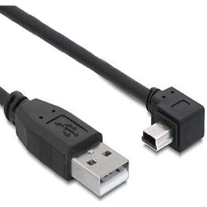 DeLOCK 82680 USB-kabel 0,5 m USB A Mini-USB B zwart