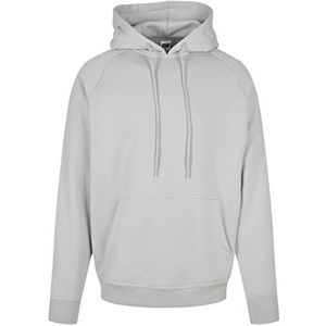 Urban Classics Blank Hoody sweatshirt met capuchon, Lightasphalt, XXXXL heren, lichtfalt, 4XL oversized, lichtval
