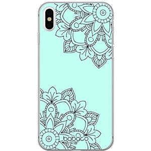 ERT GROUP beschermhoes voor iPhone XS - Babaco Mandalas 007 - precies passend aangepast aan de vorm van de mobiele telefoon, TPU Case