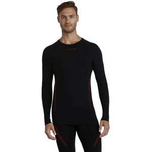 FALKE Warm Trend Round Neck M L/S SH thermique respirant séchage rapide 1 pièce, Couche de base supérieure Homme, Noir (Black 3000), XL