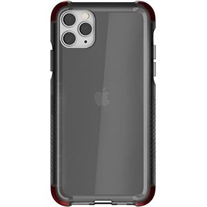 Ghostek Covert 3 beschermhoes voor Apple iPhone 11 Pro, transparant, ultradun, siliconen, schokbestendig, antislip, rookgrijs