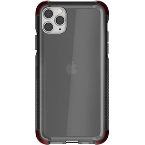 Ghostek Covert 3 transparante ultradunne siliconen beschermhoes voor Apple iPhone 11 Pro, met schokbestendige bescherming en antislip grip, rookgrijs