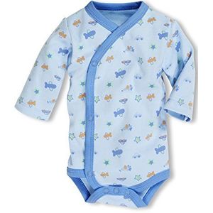 Schnizler Baby wikkelbody blauw allover wikkelbody blauw (17), 56, blauw (17)