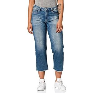 Herrlicher Super G Sailor Cropped Cashmere Touch Denim Jeans, Mariana Blue 833, W25 Femme