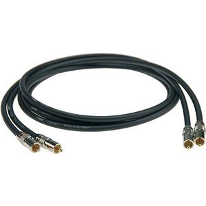 Klotz 0,6 m ALP006 RCA-kabel, dubbel afgeschermd, audiokabel