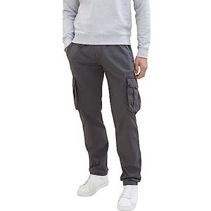 TOM TAILOR 1039851 Regular Fit Cargo Broek voor heren, 10899 - Tarmac Grey.