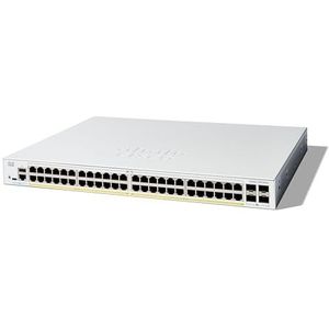 Cisco Catalyst 1200-48P-4X Commutateur intelligent, 48 ports GE, PoE, 4x10GE SFP+, protection à vie limitée (C1200-48P-4X)
