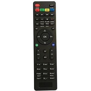 LEYF 4-in-1 afstandsbediening voor satellietontvanger Atlas, Amstrad, Echosaat, Tempo, Bamof, Redline, Blomc, Imaq, Samsung, Tiger/Remote vervanging/TV/eenvoudige instelling/hoge kwaliteit