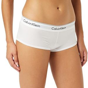 Calvin Klein Underwear Boyshort voor dames, modern katoen, Wit