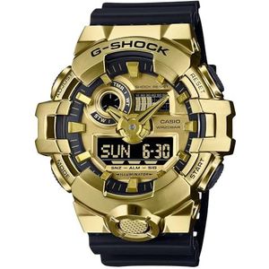 Casio Uniseks analoog kwartshorloge met armband van GM-700G-9AER, riem, Goud, riem