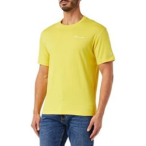 Champion Eco Future Jersey S/S T-shirt voor heren, mosterdgeel, XS, Mosterd geel