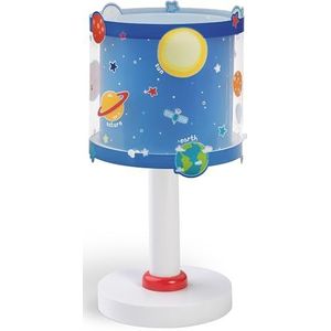 Dalber Tafellamp voor kinderen, planeten, blauw, 41341-15 x 15 x 30 cm