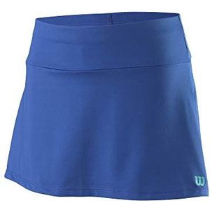 Wilson Meisjesrok, Competition 11 Skirt II, polyester/spandex, blauw (Mazarine Blue), maat XS, WRA798002XS, Mazarine Blauw
