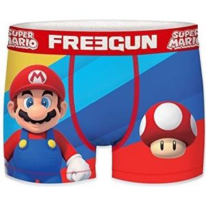 FREEGUN Super Mario boxershorts voor jongens, microvezel,, Gia