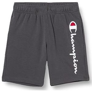 Champion Legacy Authentic Pants Powerblend Terry Bermuda Shorts voor heren, Grafietgrijs.