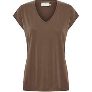 KAFFE KAlise SS T-shirt, Mustang